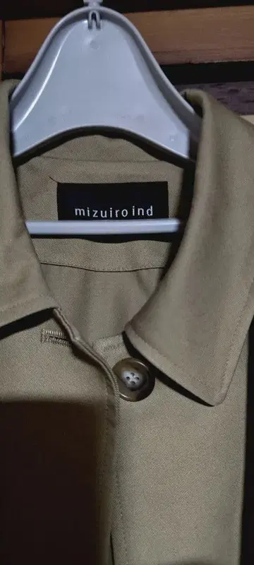 미즈이로 인디 베이지 트렌치코트