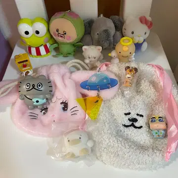 캐릭터 봉제 인형 마스코트 세트