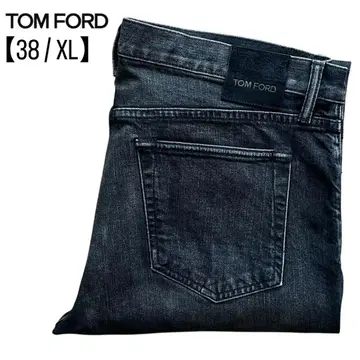 컨디션 최상 톰포드 38 SLIM 블랙 데님 USED 가공 USA제