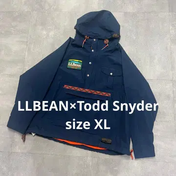 LLBEAN 엘엘빈 토드 스나이더 콜라보 아노락 자켓 카모플라쥬 네이비