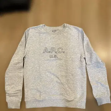 A.P.C. 그레이 스웨트 셔츠 S
