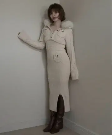 Nara 후드 세트 드레스