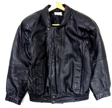 새상품급 90s Circle 사클 천연 가죽 봄버 자켓 라이더스 M