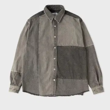[ FTW ] 패치워크 데님 셔츠 자켓