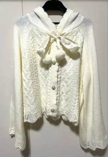 시마무라 니나스 아오키 미사코 니트 가디건 M 사이즈