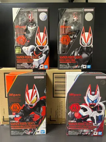 S.H.Figuarts 가면라이더 기츠 4세트