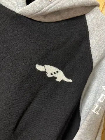 rough&swell 라프앤스웰 하이브리드 니트 후드티 L