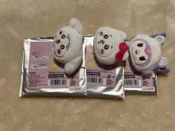 산리오 치이카와 (먼작귀) 헤어 클립 치이카와/하치와레/모몽가 3개 세트