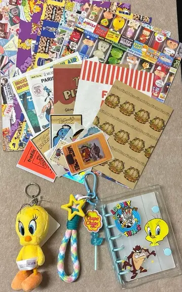 씰북 A7 반짝반짝 키링 대지 아메리칸 캐릭터 씰 페이퍼 봉투