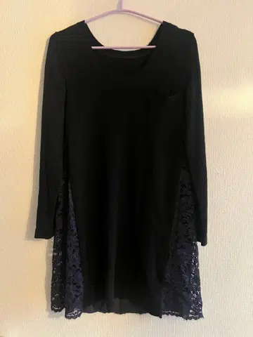 sacai 사카이 뒷면 레이스 원피스 튜닉 사이즈 2