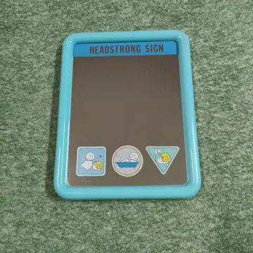 쇼와 레트로 팬시 잡화 헤드 스트롱 본즈 거울