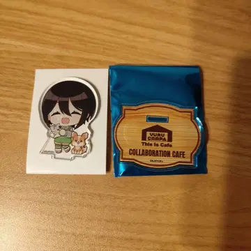 유루캠 사이토 에나 콜라보 카페 한정판 아크릴 스탠드