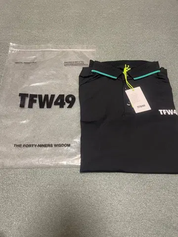 TFW49 피케 셔츠 블랙 미사용