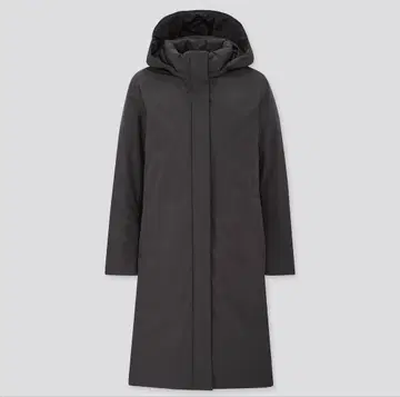 유니클로 하이브리드 다운 코트