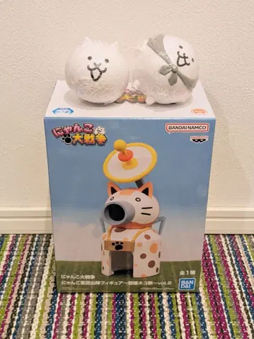 [ 미개봉 새상품 ] 냥코 대전쟁 냥코 성 & 캡슐 캐릭터 3종 세트