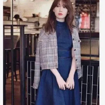 herlipto 체크 블루종 초기 M 사이즈