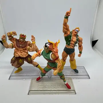 근육맨 피규어 3체 라면맨, 아슈라맨, 넵튠맨