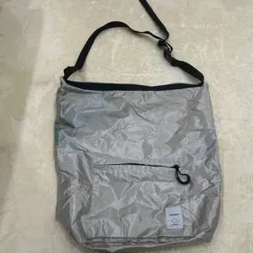 즉시 구매 가능 JEANASIS 실버 숄더백 나일론