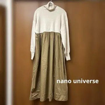 nano universe 이소재 콤비 도킹 터틀 원피스 F
