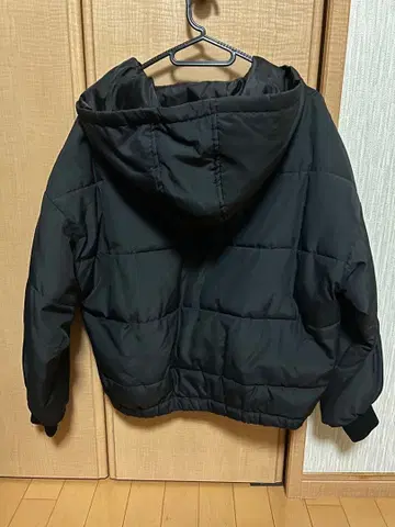 WEGO 블랙 다운 자켓 아우터 S 사이즈