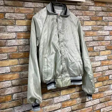 DESIGNER PRO 실버 바시티 자켓