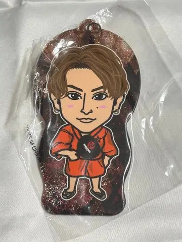 시라하마 아란 글리터 플레이트 키링