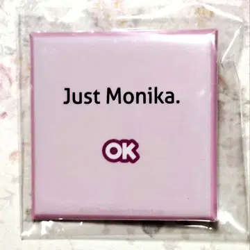 두근두근 문예부 모니카 캔뱃지