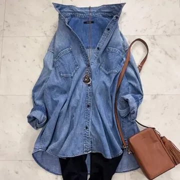 새상품급 저널 스탠다드 라이트 온스 데님 셔츠 2024AW