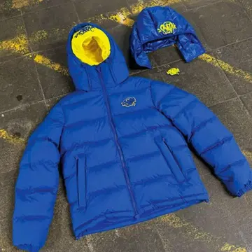 SynaWorld 더블 후드 재킷 파랑 centralcee