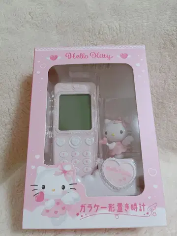 새상품 미사용 미개봉 헬로키티 폴더폰형 시계