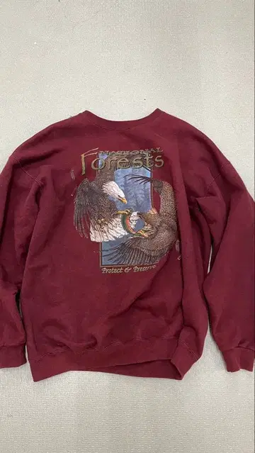 FIELDMASTER 이글 디자인 맨투맨