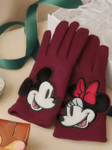 미키 & 미니 그로브 비대칭 (레드)