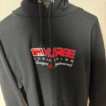 XLARGE 블랙 후드티 M 사이즈