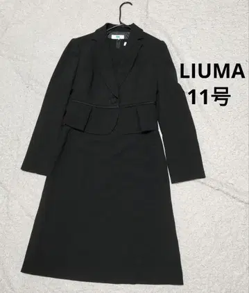 LIUMA 도쿄 이긴 블랙 포멀 리본 포함 원피스 수트 11호