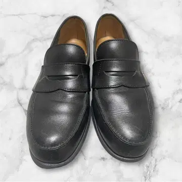 블랙 가죽 로퍼