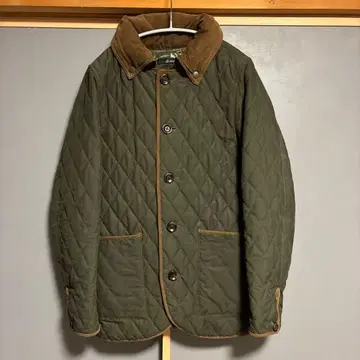 Johnbull 올리브 퀼팅 자켓