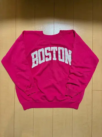 90's Hanes BOSTON 프린트 맨투맨