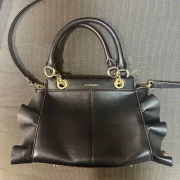 JILL STUART 블랙 가죽 숄더백