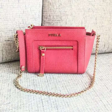 [새상품급] FURLA 레드 숄더백