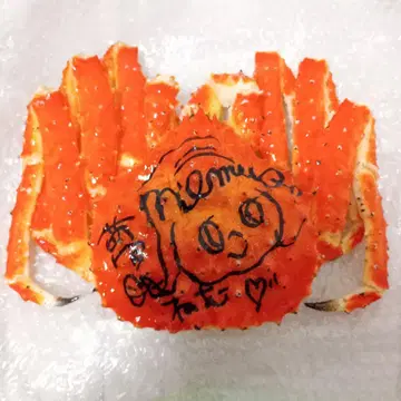 유메미 네무 친필 사인 타라바가니 입상 피규어 A