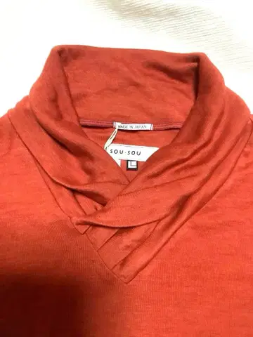 새상품 남녀 공용 울 터틀넥 L 골프 아웃도어 남성용 상의