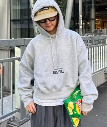 CIAOPANIC TYPY 자수 로고 속기모 후드티