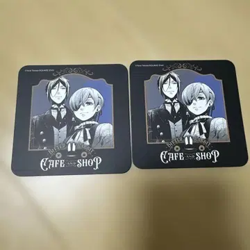 흑집사 비터래빗 카페 특전 코스터 2장 세트