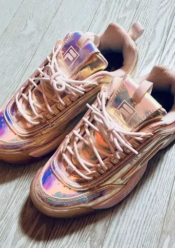 FILA 오로라 컬러 스니커즈 디스럽터 2 24.5