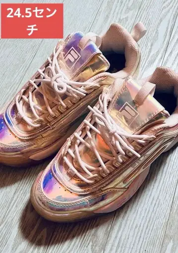 FILA 오로라 컬러 스니커즈 디스럽터 2 24.5