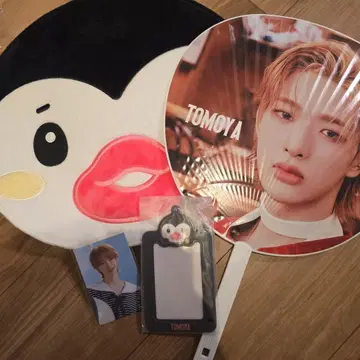 NEXZ 토모야 PPOMOYA 부채 케이스 포토 카드 홀더 세트