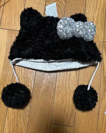 USJ 한정판 키티 폼폼 포함 햇 팬캡 헬로키티