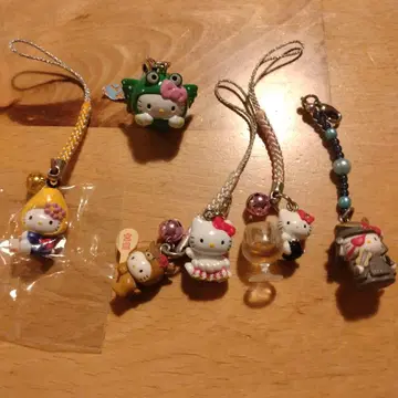 헬로키티 지역 한정 스트랩 6개 세트