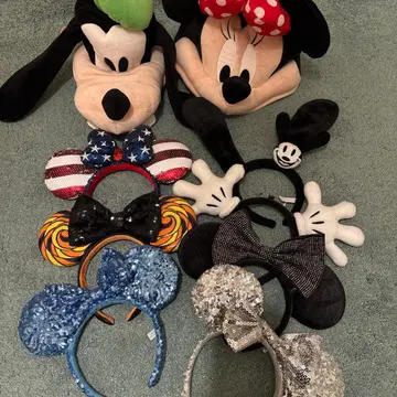 디즈니 파크 머리띠 세트