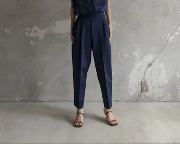 roughlow SOFT VERTICAL PANTS (navy)
